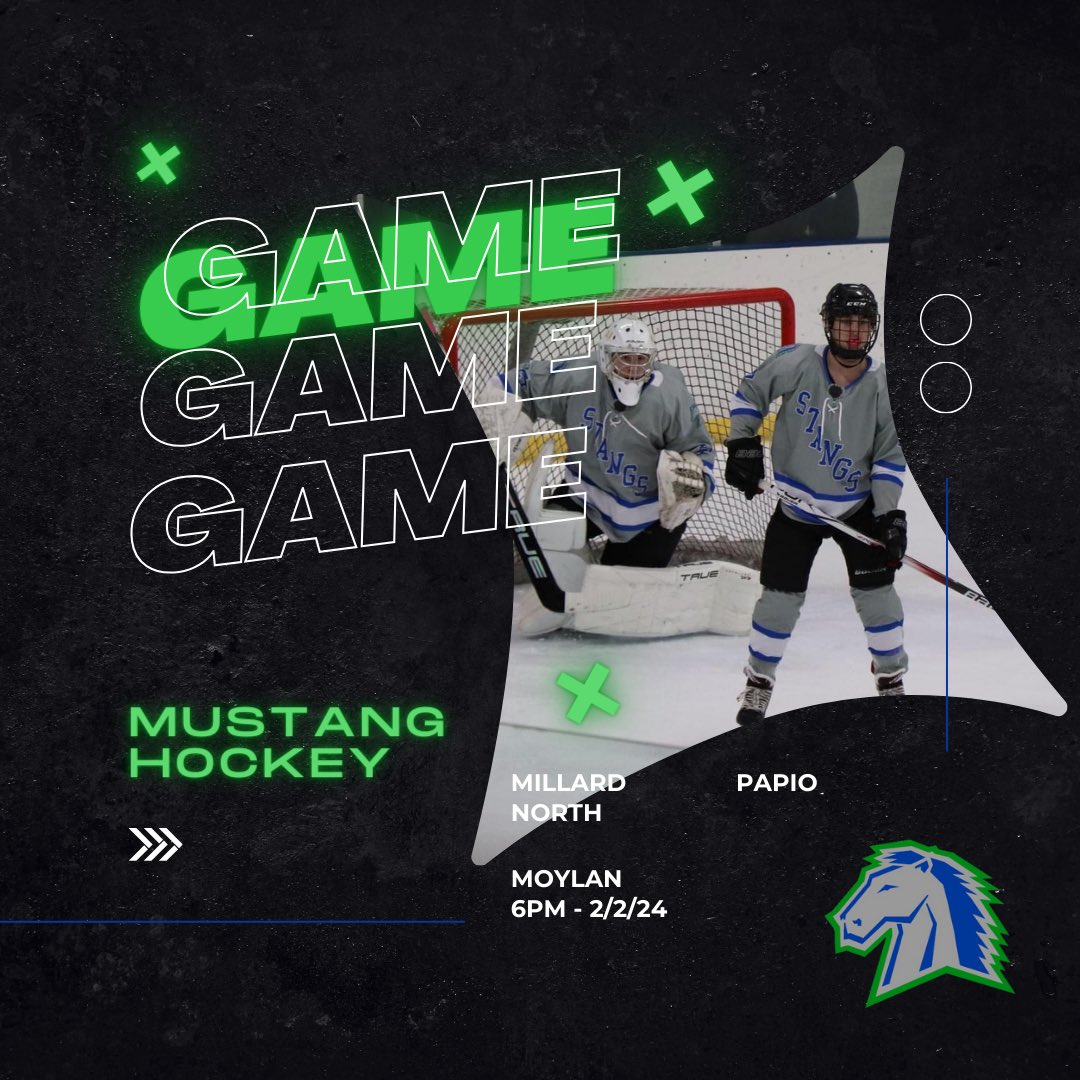 mnmustanghockey's tweet photo. Back for some Friday night ICE! GAMEDAY ๐ต๐ข
Mustangs ๐ Monarchs
๐๏ธ 2/2/24
โฐ 6pm
๐ Moylan
See you there Stang Nation! ๐ #rollstangs #ponyup #hockey #hockeylife #icelife #bardown https://t.co/WC7XmWWrPM