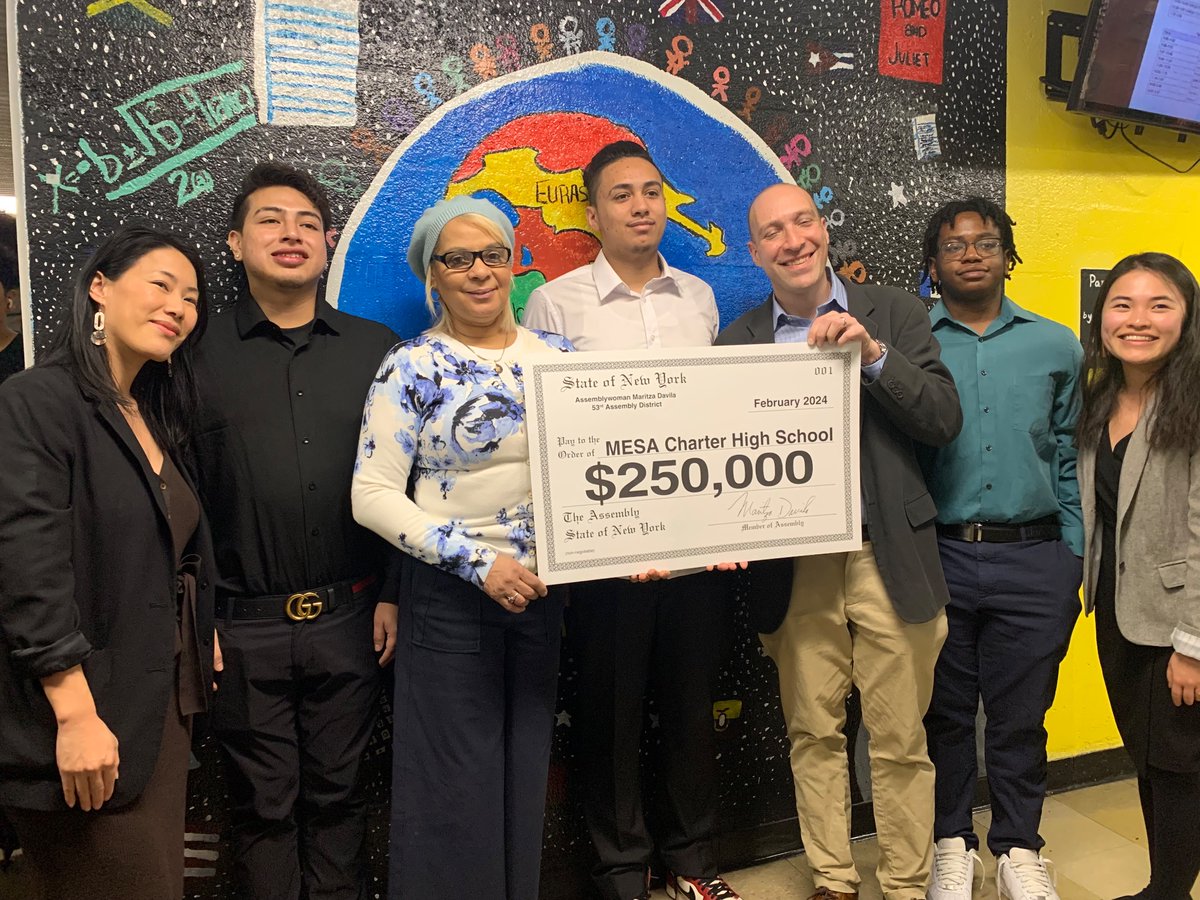 DavilaAssembly's tweet photo. I'm excited to allocate $250,000 in funding to MESA Charter High School which will be used to develop a career center! I'm looking forward to see the career center come into fruition &amp; all the ways it'll aid in our students' success. https://t.co/vX4vvpJgLY