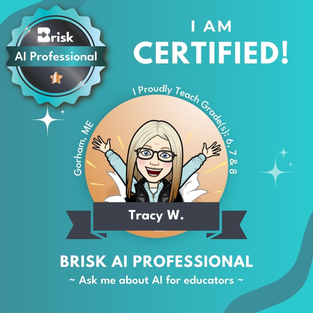 Tracy Williamson (@tracyw_tech) on Twitter photo I'm officially a Brisk Teaching AI Professional!👩🏫I was excited to learn that I could turn students' Google Doc version history into a play by play video with Brisk! Join me on this AI journey✨: briskteaching.com/community #aitoolsforteachers #teachertimesaver <a href="/briskteaching/">Brisk Teaching</a> I'm officially a Brisk Teaching AI Professional!👩🏫I was excited to learn that I could turn students' Google Doc version history into a play by play video with Brisk! Join me on this AI journey✨: briskteaching.com/community #aitoolsforteachers #teachertimesaver <a href="/briskteaching/">Brisk Teaching</a>