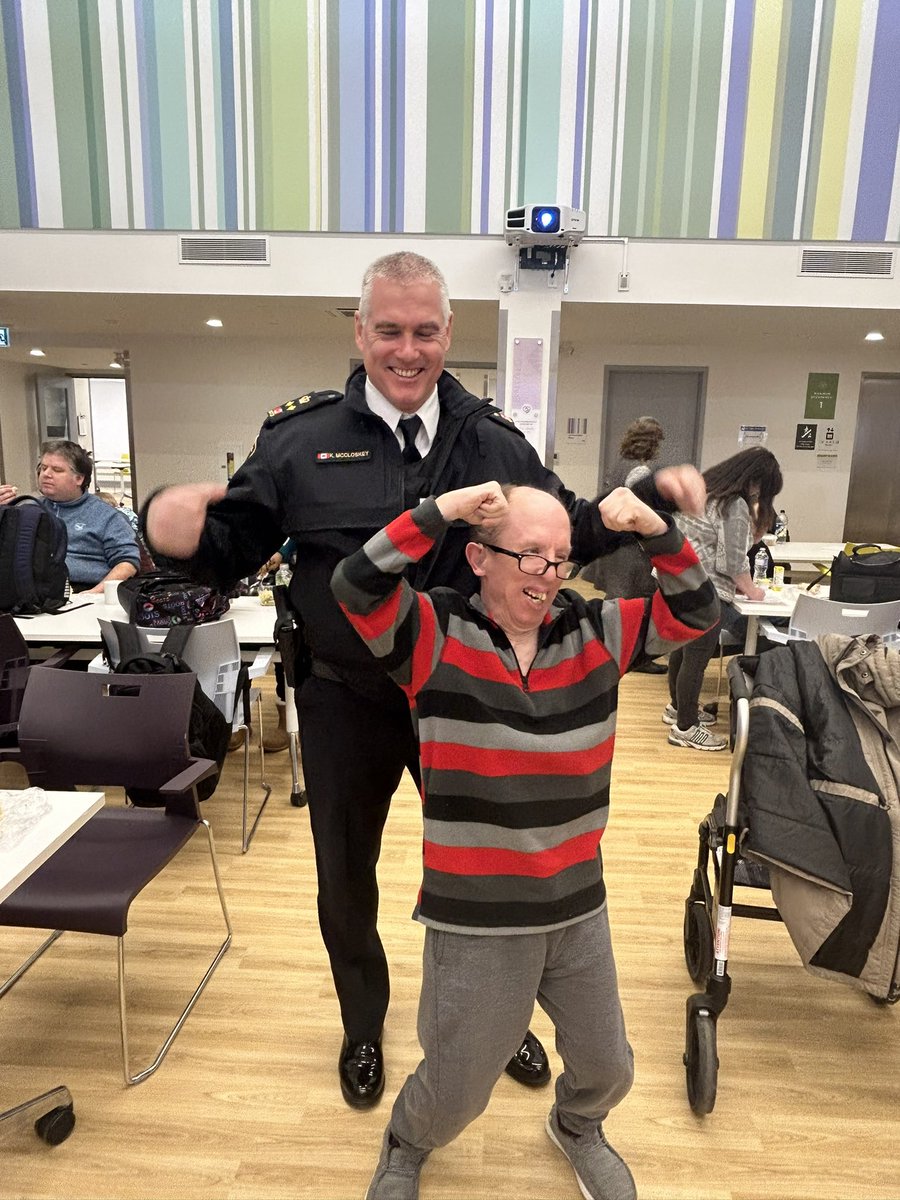 kmccloskey1073's tweet photo. Today was truly special as I had the chance to drop off some @TimHortons #ChooseToInclude donuts not only to the hard working staff @YRP but also to some new friends at Community Living Central York. Support @SOOntario by purchasing your donut this weekend too! https://t.co/7gjiwIYOBe