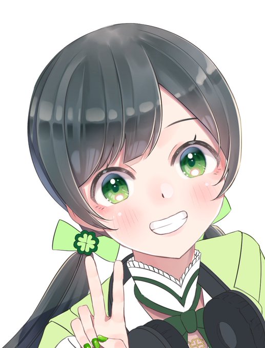 「bow green nails」 illustration images(Latest)