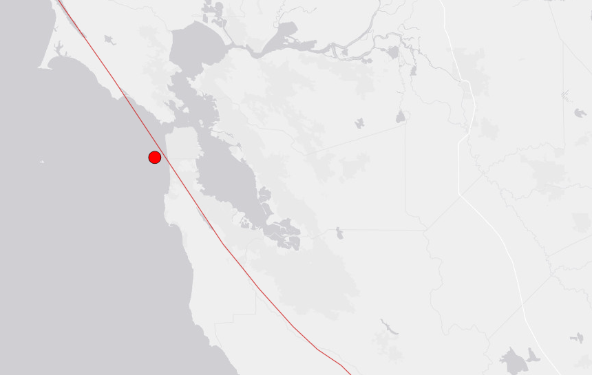 Little jolt off Daly City.  3.4 according to USGS