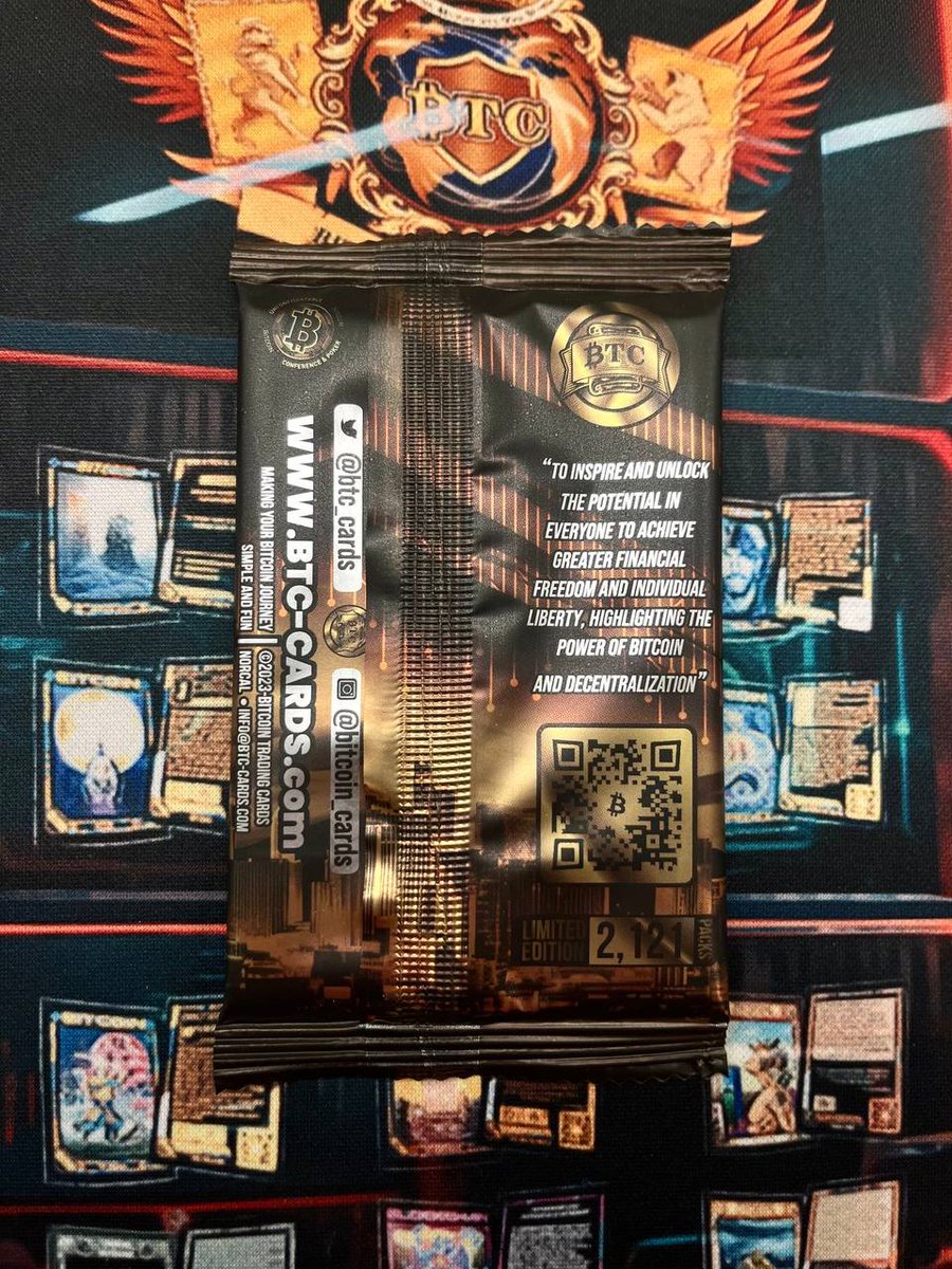 btc_cards's tweet photo. 🍊 BITCOIN ART GIVEAWAY 🍊
Tag 2 friends, Retweet & Follow @btc_cards
For a chance to win this sealed pack of highly collectible @Unconfiscatable Commemorative trading cards!
Potential cards include: @ToneVays, @BITVOLT, @adam3us, @natbrunell & @jimmysong!
Own a piece of the World’s First Official Physical #Bitcoin Trading Card Project!⚡️⚡️⚡️
https://t.co/5da41U3aPK