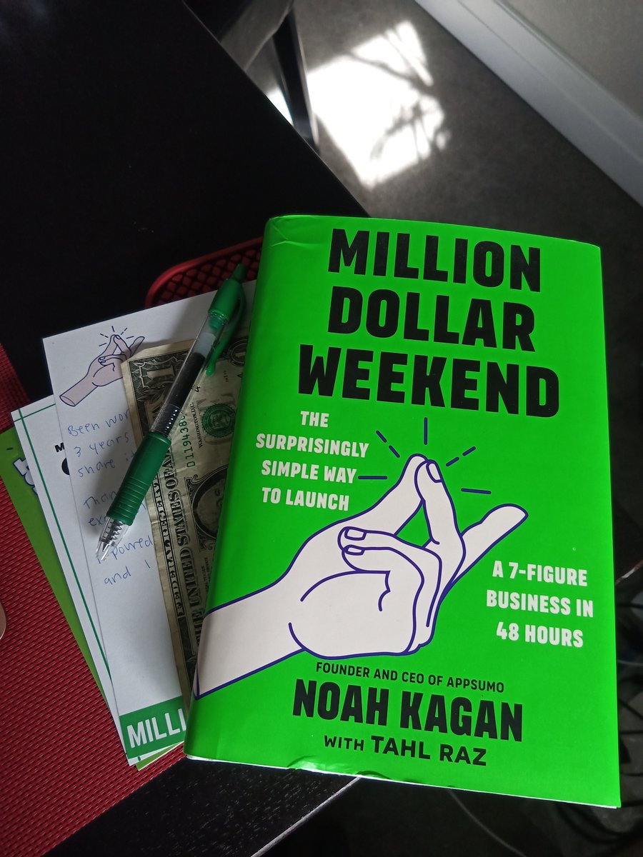 Leave it to @noahkagan and his team to mail me the VIP #milliondollarweekend box I won, faster than Amazon can send out the copies I ordered, which is now Sunday...supposedly.