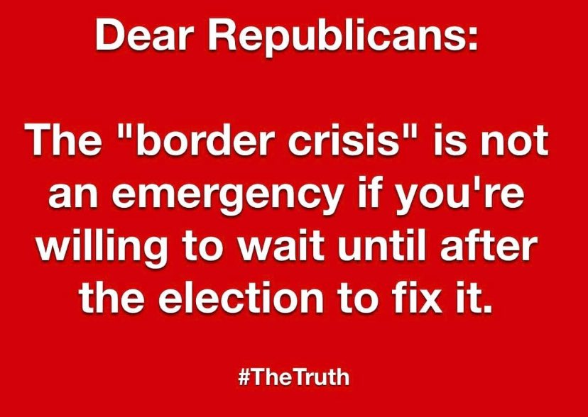 @stillgray Dr. Phil is not a 'regular celebrity'. He's a MAGA supporter and a media whore. But you might wanna ask TFG why he doesn't want border bill passed before election & why @SpeakerJohnson said bill will be 'dead on arrival'. 45 said to make Biden look bad. Typical political bullsh