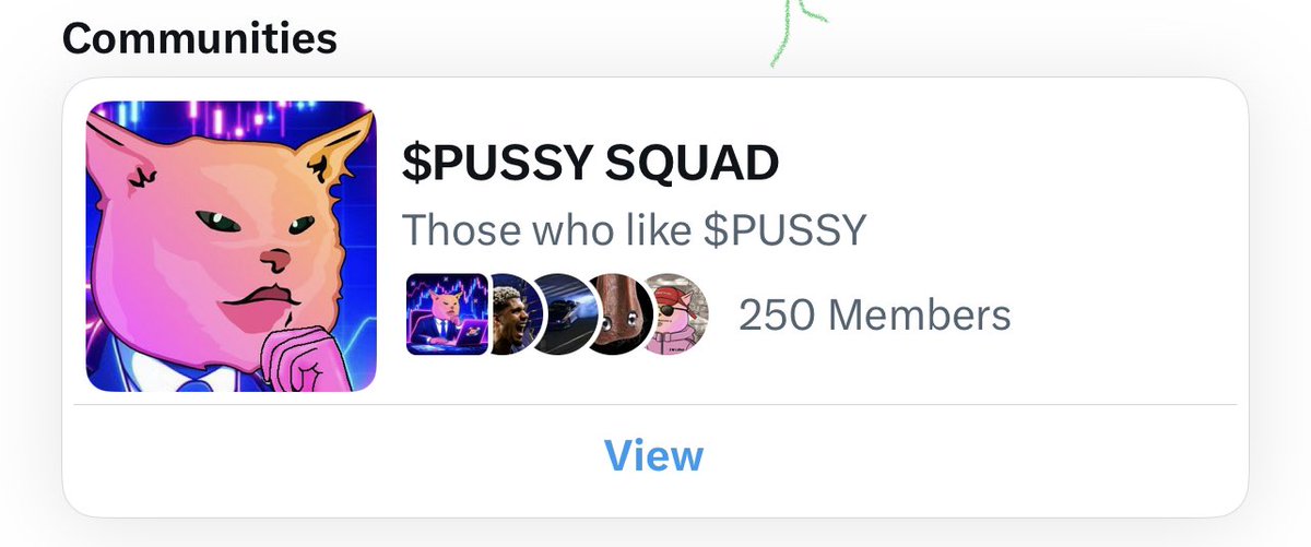 The X community hit 250 Chads! 🚀

10,000,000 $PUSSY giveaway!

To Enter: 👀
1. Be part of the community.
2. Like + RT.
3. Comment your ETH wallet below 👇 

You have 72hrs!