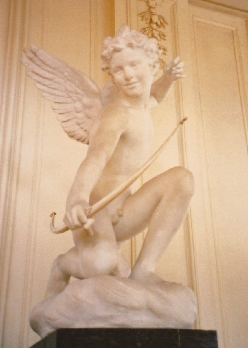 HistoryQuest's tweet photo. Cupid, the mischievous god of love and desire in ancient Roman mythology, has woven his way into the tapestry of Valentine's Day through a captivating journey. Cupid's origin can be traced back to the ancient Greek god Eros. The Romans adopted and adapted the Greek concept of Eros into their own mythology, renaming him Cupid. In Roman mythology, Cupid was the son of Venus, the goddess of love, and Mars, the god of war.

Cupid's association with love and desire made him a beloved figure in ancient Roman culture. His image as a young boy with wings, armed with a bow and arrow, became iconic. According to legend, Cupid had the power to make people fall in love by shooting them with his magical arrows. If struck by a golden arrow, one would experience passionate love, while a strike from a lead arrow would cause aversion and indifference.

The connection between Cupid and Valentine's Day can be traced back to the ancient Roman festival of Lupercalia. Celebrated in mid-February, Lupercalia was associated with fertility and love. During this festival, young men would draw the names of young women from a box, and they would then be paired together for the duration of the festival, often leading to romantic relationships.

As Christianity spread throughout the Roman Empire, the early Christian Church sought to replace pagan celebrations with Christian holidays. In the 5th century, Pope Gelasius I declared February 14th as St. Valentine's Day, in honor of St. Valentine, a Christian martyr who lived during the 3rd century. The exact origins of St. Valentine's story are shrouded in mystery, but he became associated with love and courtship.

Over time, St. Valentine's Day began to be associated with romantic love and affection. This is where Cupid gracefully enters the picture. Cupid's image as the god of love and desire perfectly aligned with the sentiments of this special day. Gradually, the image of Cupid as a cherubic, arrow-shooting figure was meshed with the celebration of St. Valentine's Day.

The connection between Cupid and Valentine's Day grew stronger during the Middle Ages when the tradition of exchanging handmade love notes and tokens of affection became popular. Cupid's presence was often portrayed on these tokens, symbolizing the power of love and the notion that one's heart could be pierced by the arrow of affection.

So, you see, Cupid's timeless association with love, combined with the Christian celebration of St. Valentine's Day, led to his meshing into the fabric of this romantic holiday. Today, Cupid remains an iconic symbol, adorning cards, gifts, and decorations during Valentine's Day, reminding us all of the enduring power of love. #Cupid #Valentines2024 #ValentinesDay #History