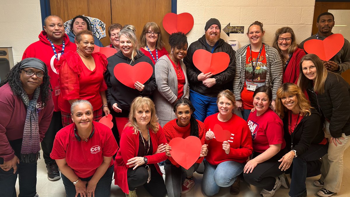 CalvertComets's tweet photo. CCS Staff Wears Red for Heart Healthy Kickoff! https://t.co/dXMR9WZkBQ