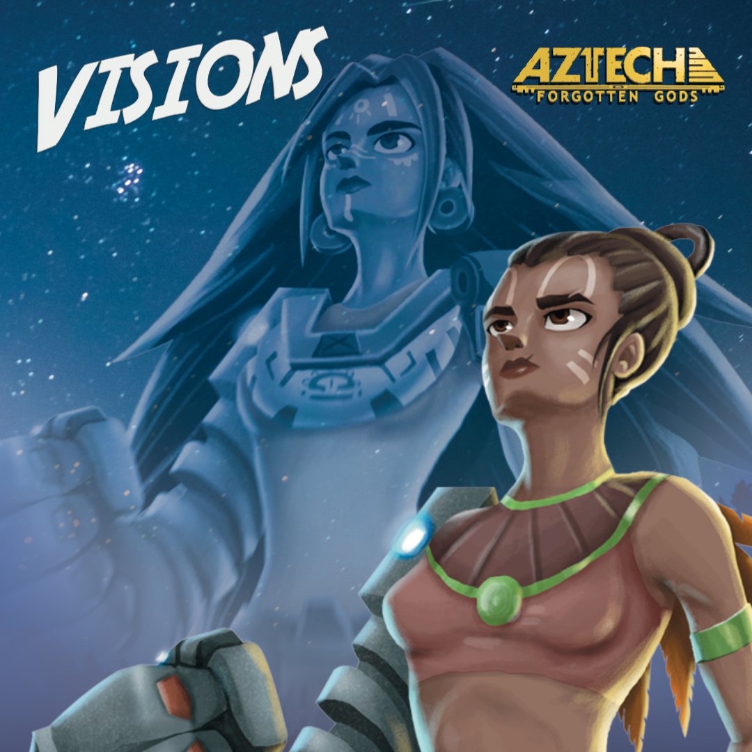 LienzoMx's tweet photo. Did you know there's a comic behind Aztech Forgotten Gods? ๐
Meet Zuma, the Holy Guardian, in 'Visions', now available in English and Spanish on our website ๐คฉ๐ฎ
https://t.co/4Vs4U1njFz
#AztechForgottenGods #VisionsComic #IndieGaming #comic https://t.co/xGY8DooQzM