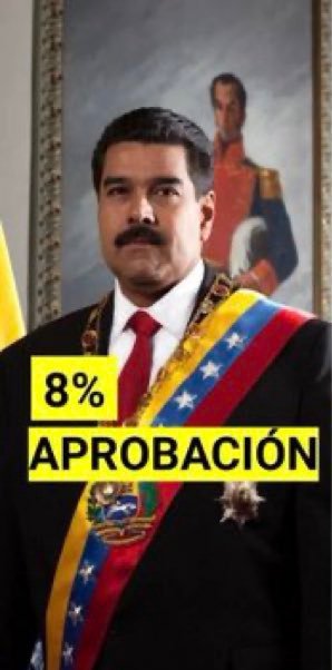 #BIN Comenzó la guerra de desinformaciones y me-lo-dijo-una-fuente. La realidad es que <a href="/NicolasMaduro/">Nicolás Maduro</a> tiene solo un 8 % (unos 500.000 votos) y sigue cayendo.