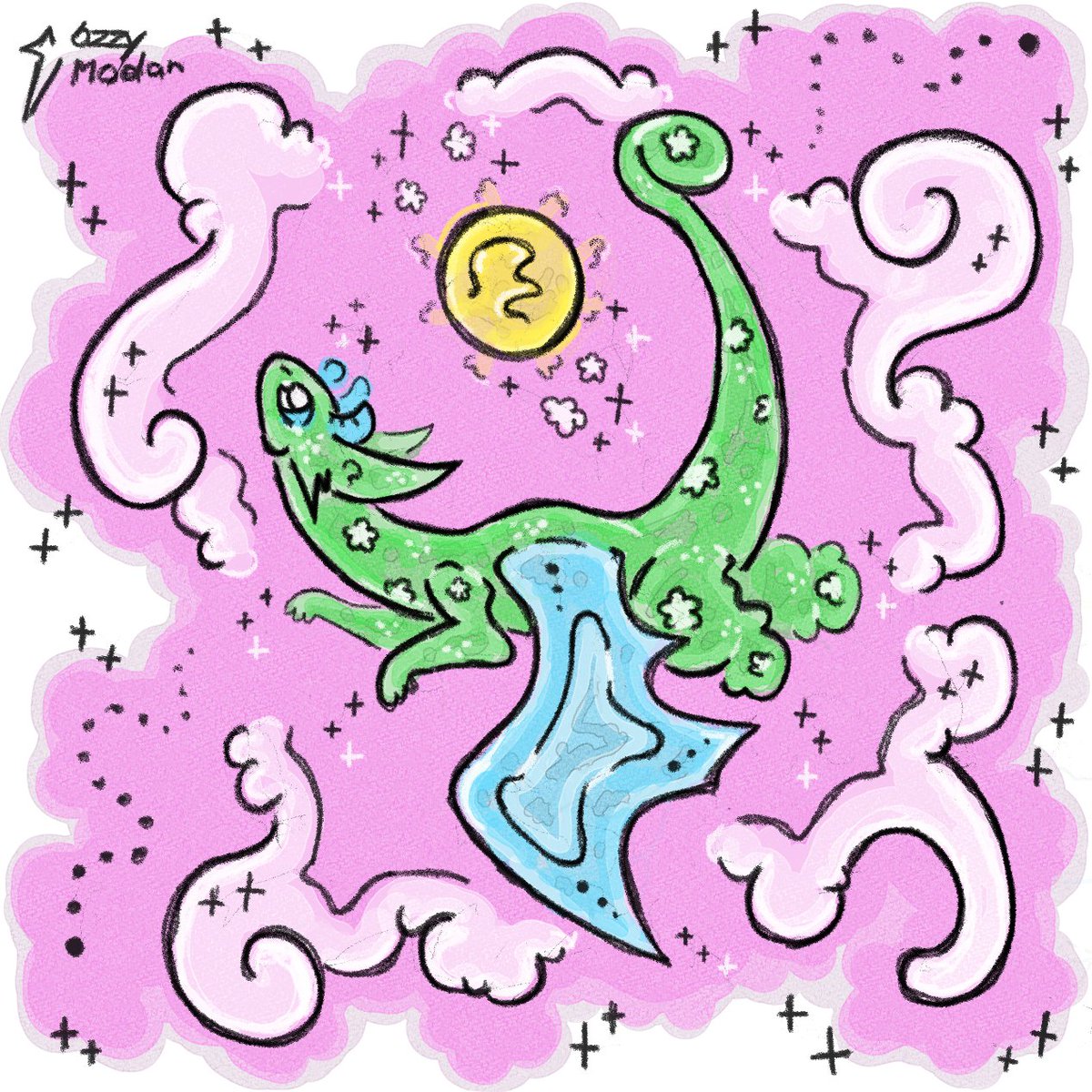 Icarus Dragon, My Dragon of the Day... #dragon #dragonart #dragonartist #dailydeviant #kawaii