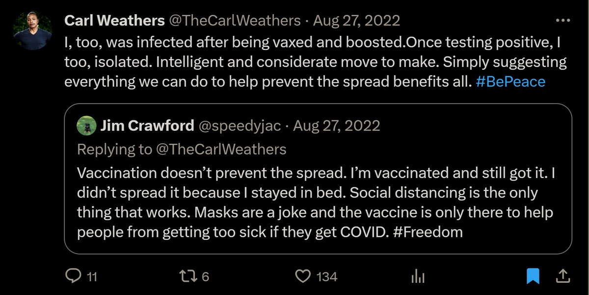 therico5377's tweet photo. Another victim of the safe and effective vaccine? R.I.P Carl Weathers #CarlWeathers #vaccine #VaccineGenocide #VaccineSideEffects #vax #vaxxed #boosted #safeandeffective #SuddenDeath #suddenandunexpected https://t.co/td8N6eQVwb