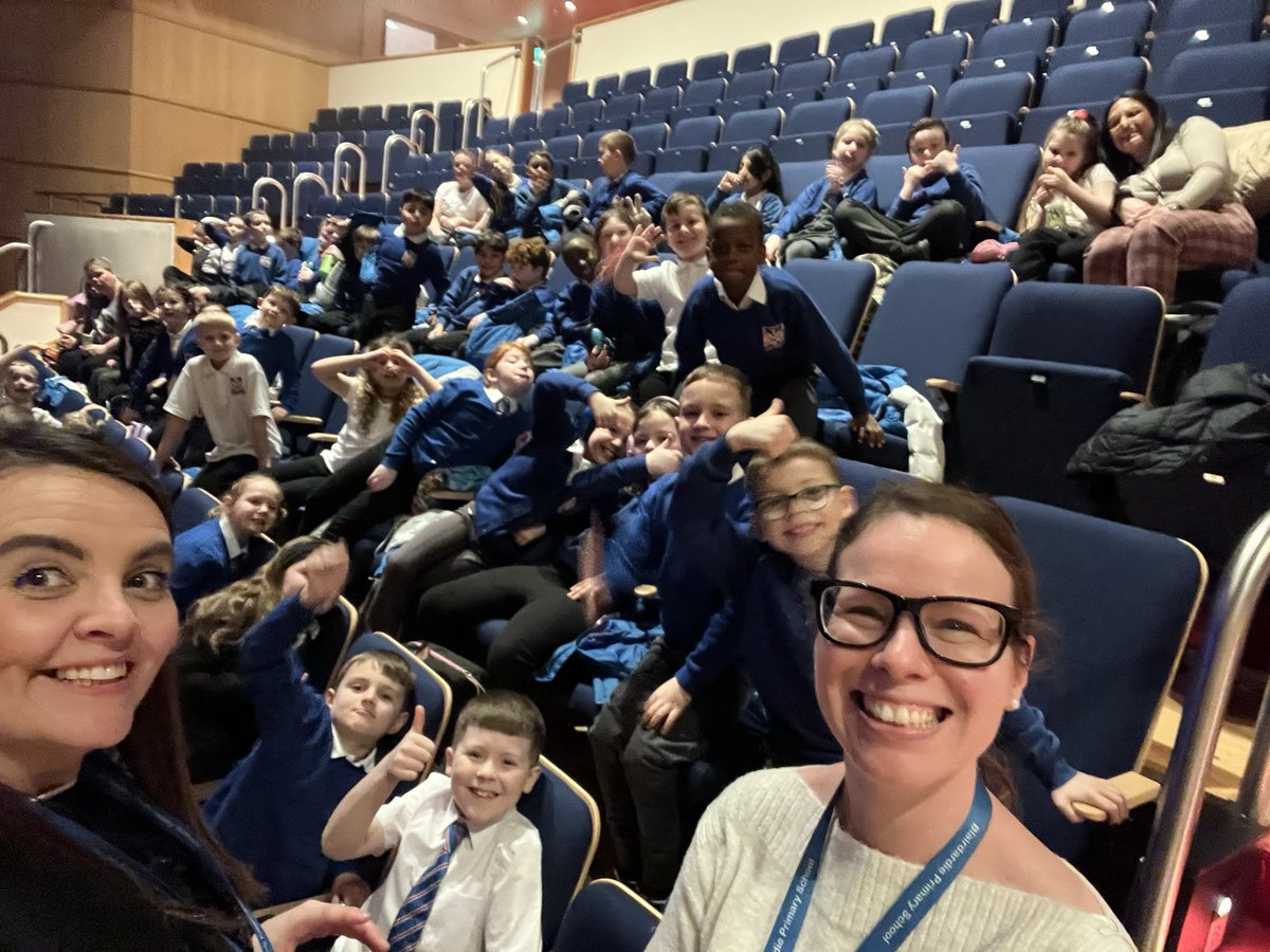 Blairdardiepri's tweet photo. What a treat to take Primary 4 to Celtic Connections this week in the Concert Hall to listen to the amazing band @SKERRYVORE We absolutely loved it! 🥰 🎵 #MusicMakesUsHappy https://t.co/JoB40JwZa8