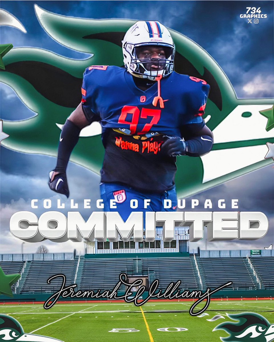 Jeywill97's tweet photo. So grateful and blessed to say I’ve committed to College of Dupage. Thank you coach @peter_hopson for this opportunity! I’m ready to work. #AGTG https://t.co/O99h4vTps3