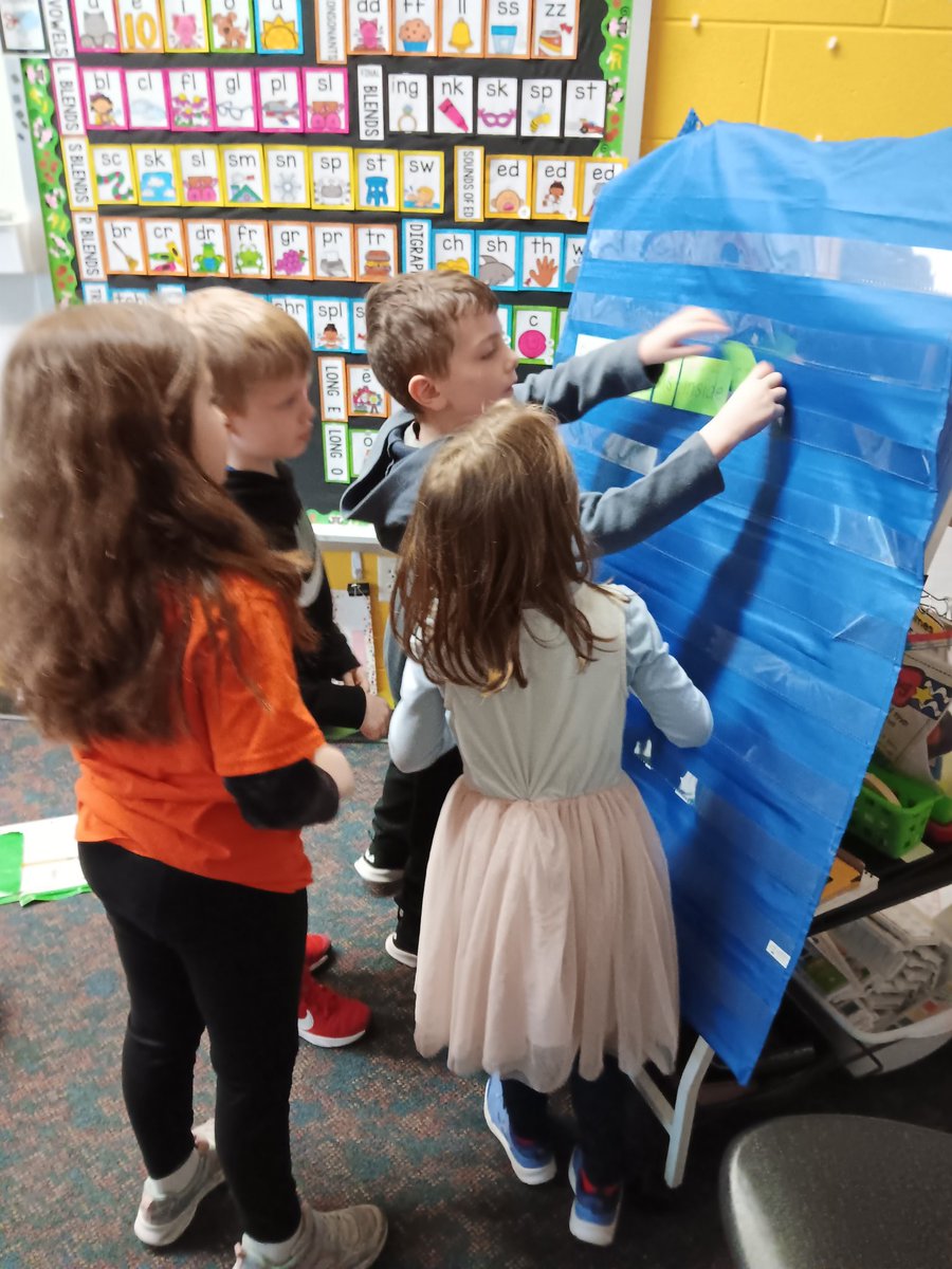 OLittleKnights's tweet photo. Look at these awesome readers! They worked together to build sentences that had meaning. I loved listening to them use sentence clues to solve problems! #OtsegoKnights https://t.co/OIrv6E1GCv