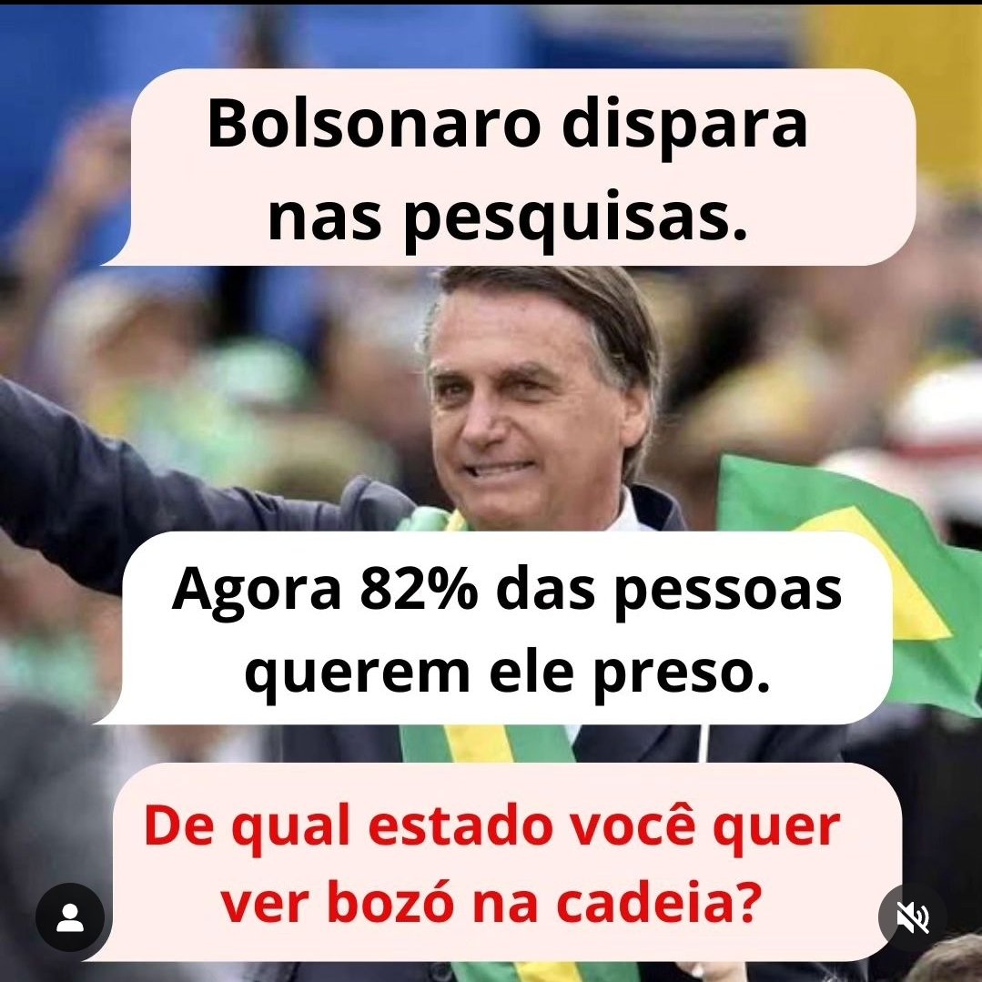 Tarcísio Faz o L
BOLSONARO PRESO
Eu sou de Natal-RN e você?