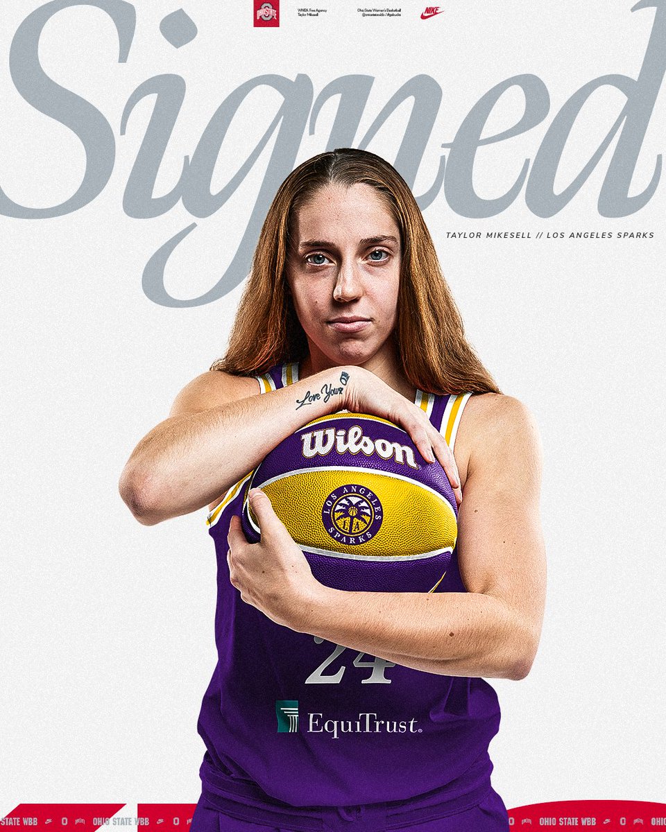 🖊️ <a href="/TMikesell23/">Taylor Mikesell</a> is headed to LA! 🌴

Taylor Mikesell has officially signed with the <a href="/LASparks/">Los Angeles Sparks</a>!

#DevelopedHere #GoBucks