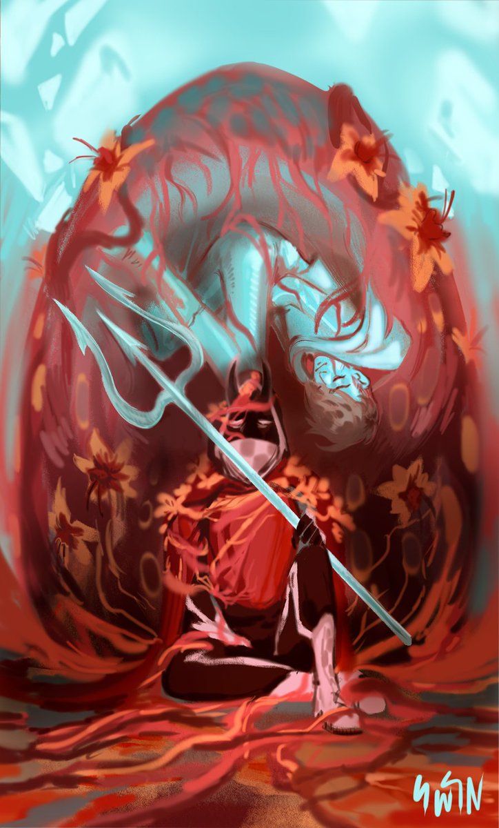 「King of swords rx #skephalo #badboyhalof」|Alla Alkhalifa || swanfireのイラスト