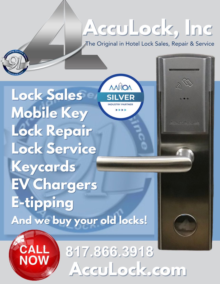 AccuLockInc's tweet image. #AccuLock #RFID #MobileKey #EVcharger #keycards #hotellockrepair #hotellockservice #hotel #motel #boutique #electroniclocksmith #electronictipping #electroniclocks #tradein