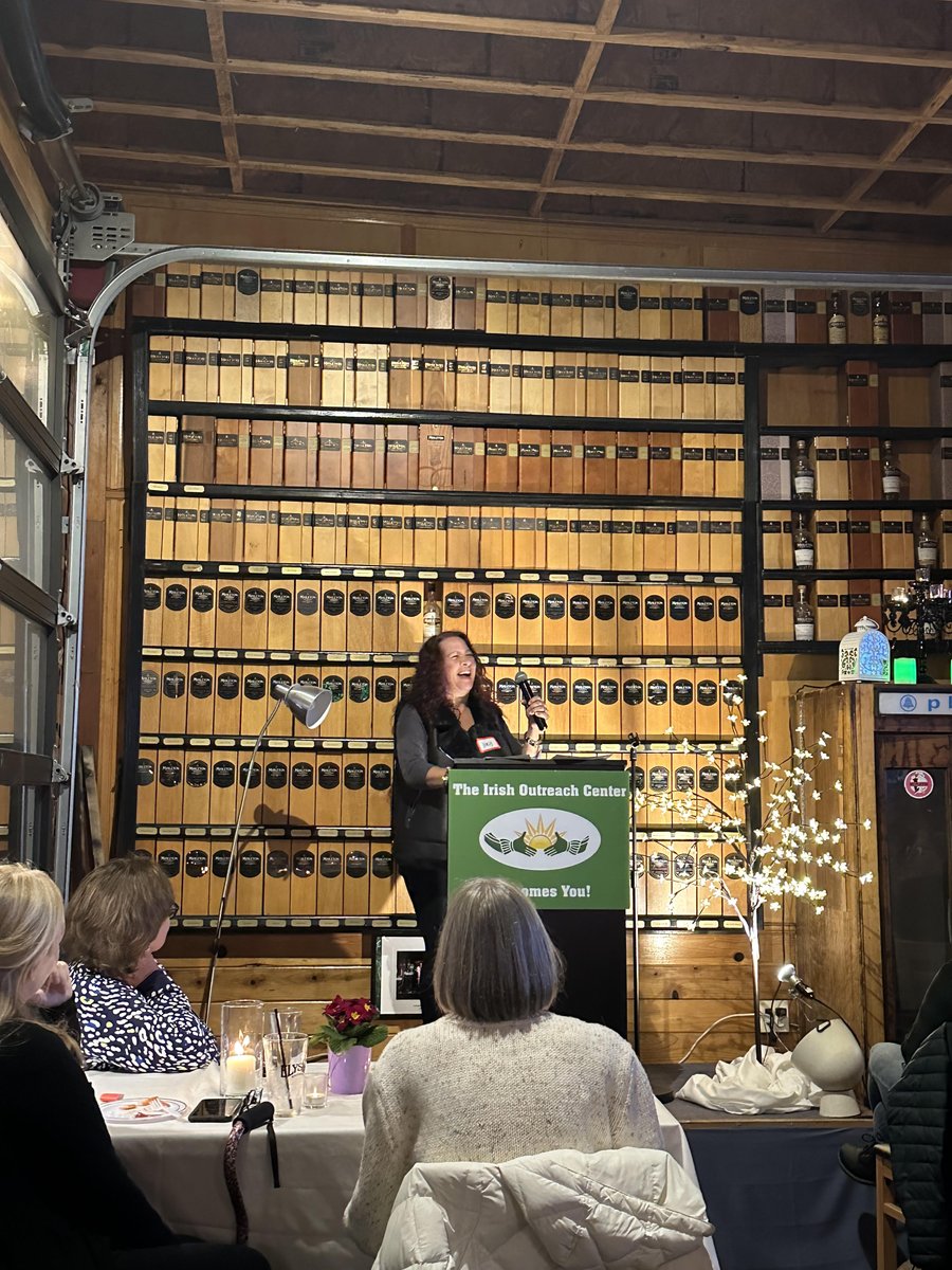 OutreachIrish's tweet photo. What a fantastic St. Brigid's day event at our Women With Wit &amp; Wisdom!
We feel everybody got some JOY from last nights amazing event and we all had a HOWL!!!
A huge thank you to all our speakers who entertained everyone who attended and we look forward to next year! https://t.co/Qn8dXMDRlh