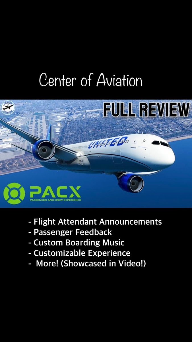 PACX Full Flight REVIEW (TFDi Design) ✈️ youtu.be/XWaah3CCZxw?si… #centerofaviation #avgeek #tfdi #flightsim #xplane #msfs2020