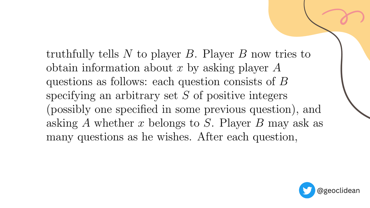 geoclidean's tweet photo. Problem 3
#Probability #ConditionalProbability #IMO #IMO2012 #Game #IMOShortlist https://t.co/GvtKdmCLV2