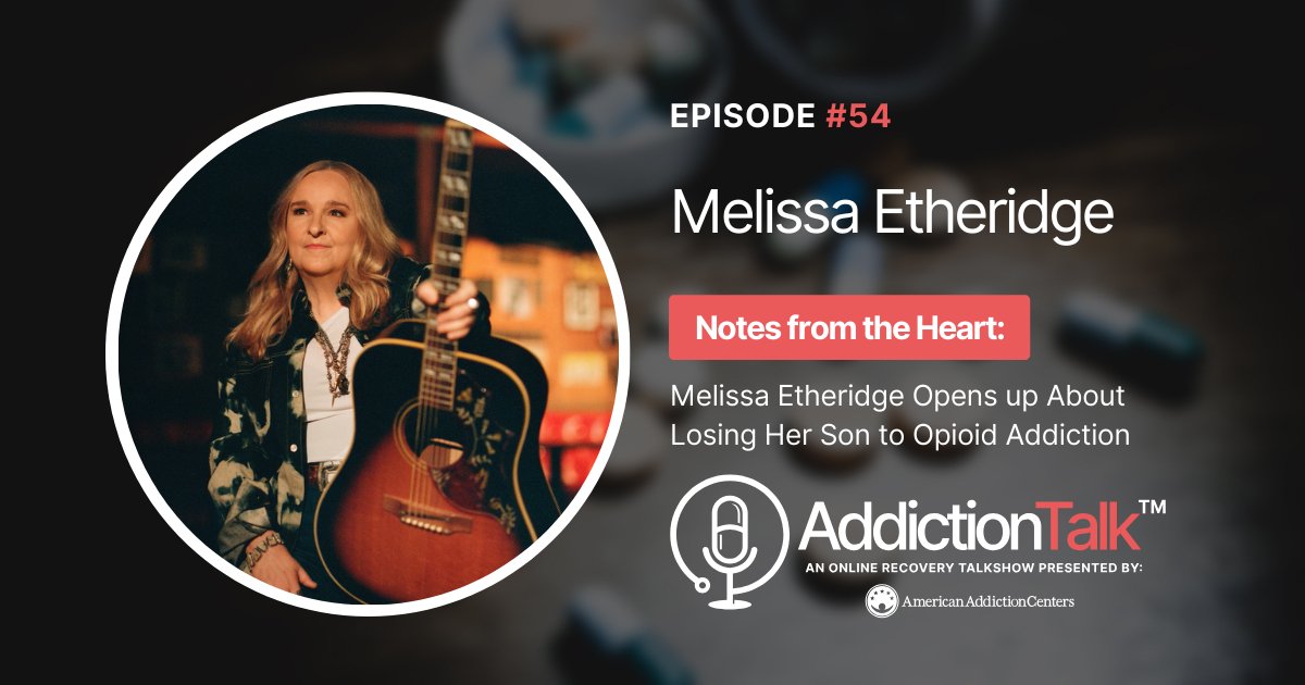 Catch rockstar and activist Melissa Etheridge on #AddictionTalk! Hear her powerful journey through the loss of her son to #opioid #addiction. Join us LIVE on X February 7 at 7 pm EST. Don't miss it.