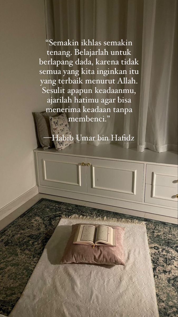 SantapanMinda's tweet photo. semakin ikhlas semakin tenang https://t.co/j9IzCeP13K