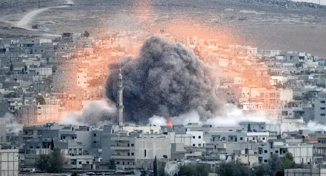 Benzinga's tweet photo. US Strikes Targets In Iraq, Syria In Retaliation For Fatal Drone Attack

* U.S. launches strikes in Iraq and Syria after drone attack kills three soldiers. https://t.co/zBfaTVgJBk
