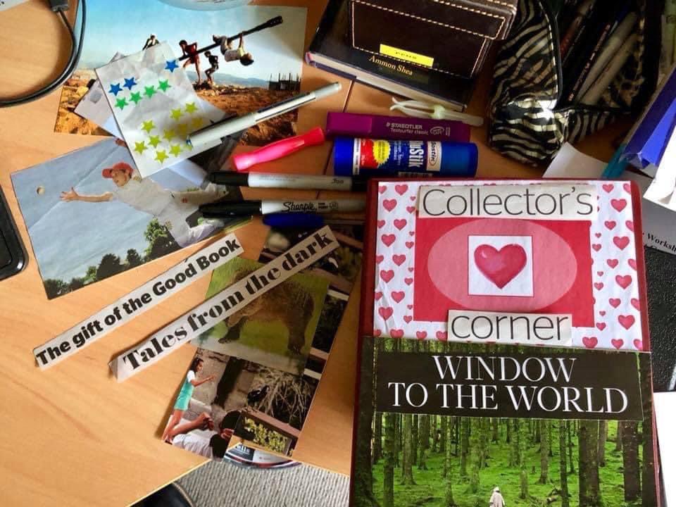 It's important for students to see their teachers writing. It may be the only example of a living, breathing writer they have seen.