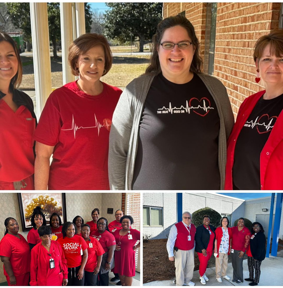 Look who is wearing red for Women's Heart Health!   #NationalWearRedDay #WearRedDay #WomenHeartHealth #dayofred #HeartHealthMonth #RememberOurHearts