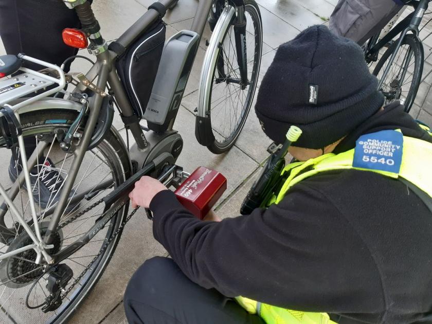 FREE PROPERTY MARKING IN THIRSK 📢 
 
Your local police team will be at RedSky Bikes 3 Campion Square Thirsk on Saturday 24th of February 13:00  - 15:00hrs.
Our team will talk you through the marking process on the day. 
We hope to see you there!