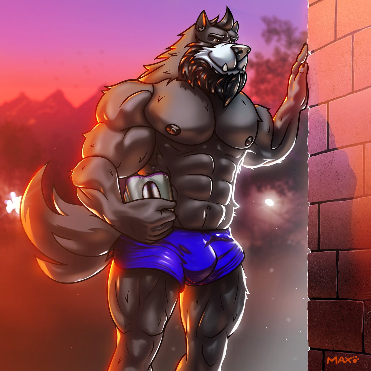 maxgrizzlebro's tweet photo. „Hey, um... So I was wandering around and thought I'd drop by. Got your fav beer. Can I come in?”

#furry #furryart #furryartwork #furrywolf #baraart #furrybara #furrydrawing #digitalart #furrygay #furryoc #furryfandom https://t.co/d50YaLQJK6