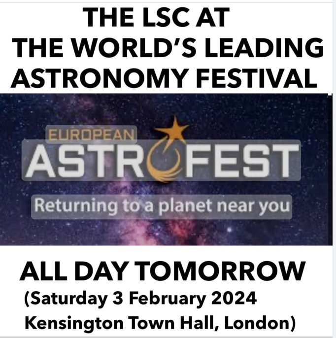 Calling all Londoners - tomorrow (Saturday) visit our Publisher , @robin_rees , at the LSC’s stand Astro Fest where you can get your hands on Brian May’s great astronomy products.And if you want to book tickets to any of the fascinating talks - europeanastrofest.com