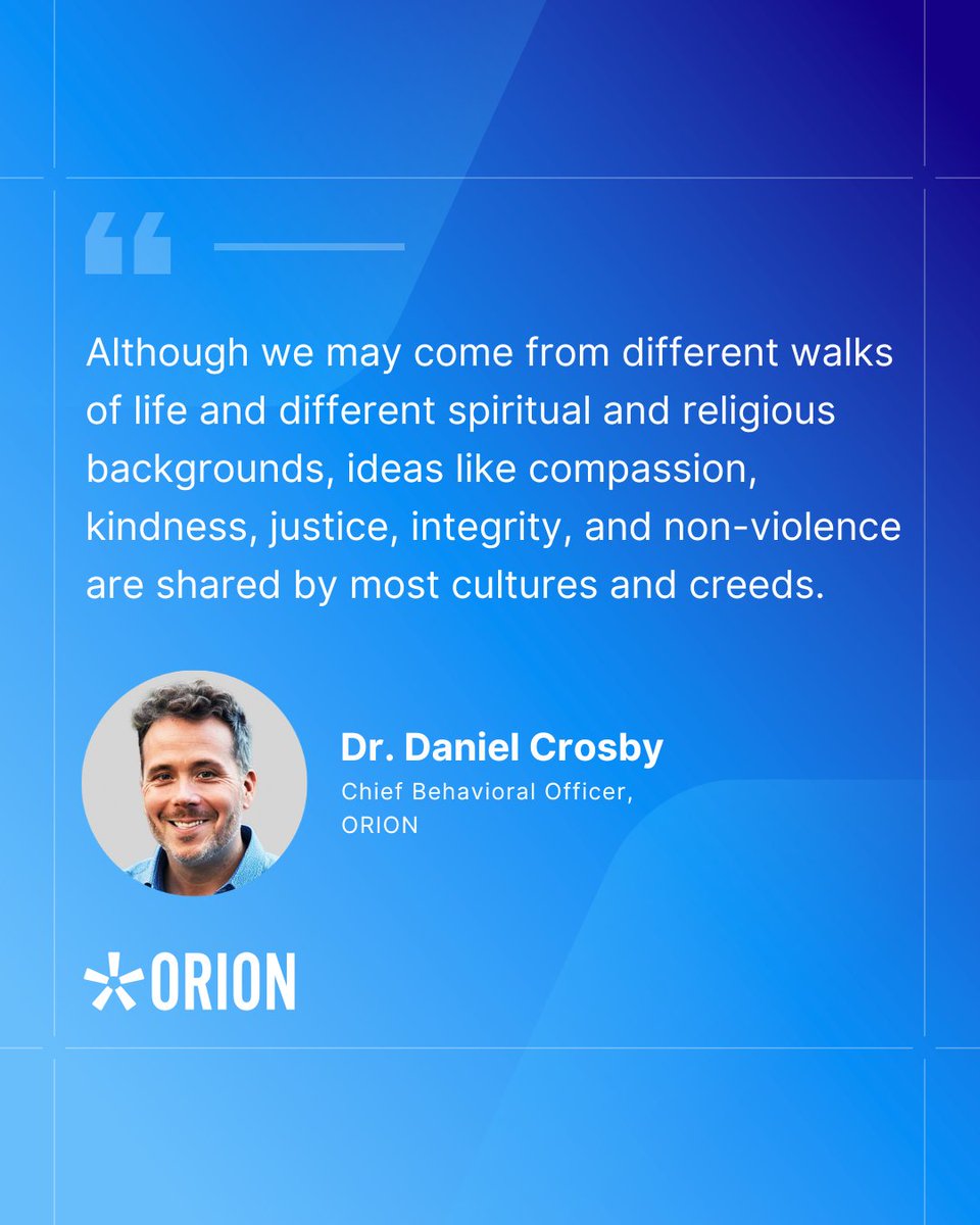 orionwealthtech's tweet image. &quot;And one such cross-cultural truism is the paradox that giving is the path to greater abundance.&quot; 💙 

This week on @danielcrosby&apos;s popular #StandardDeviations podcast, get a sneak preview from his upcoming book, &quot;The Soul of Wealth.&quot; 👀 

🎧 Listen now: bit.ly/3SKpLG0