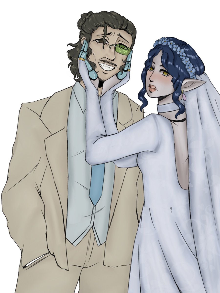 Another DND piece? It’s more likely than you think. This time, we have one of the villains of @TheHDLlama ‘s Legacy campaign, Jraerlyn Jolantauk, getting exactly what he wants.

#DnD #dnd5e #dndart #dndart #dndvillain
