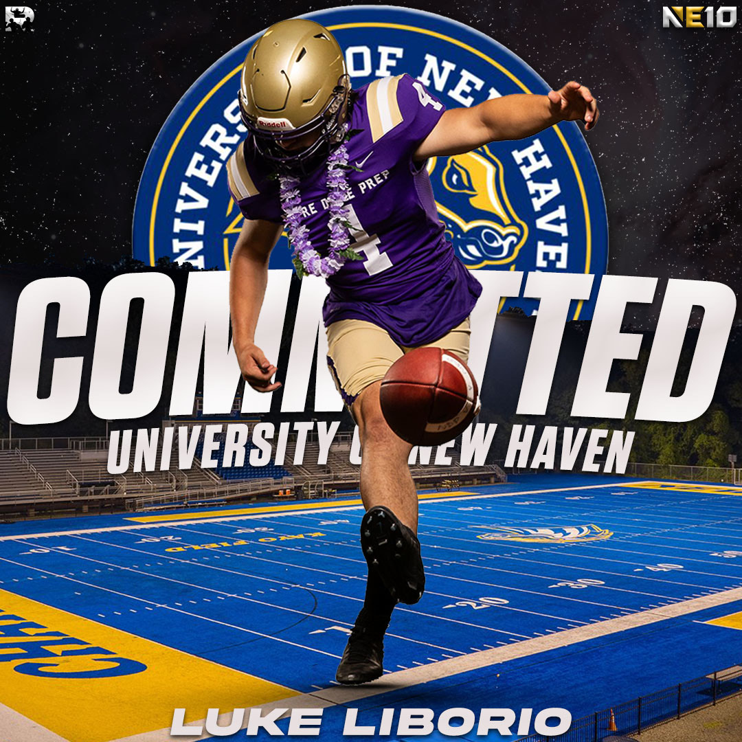 I am blessed to announce that I have committed to the <a href="/UNewHavenFB/">New Haven Football</a>  University of New Haven! I want to thank my family, coaches and friends for their constant support throughout this process. When I visited it immediately felt like home, and I can’t wait to get back on campus and