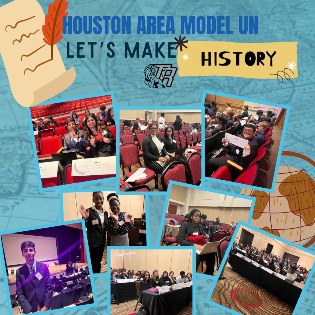 🌟 Our history students had an incredible experience earlier today at the Houston Area Model UN! Engaging in diplomacy and tackling global issues head-on, they're true ambassadors of change! 🕊️🌍 #ModelUN #GlobalLeaders #ProudSchool