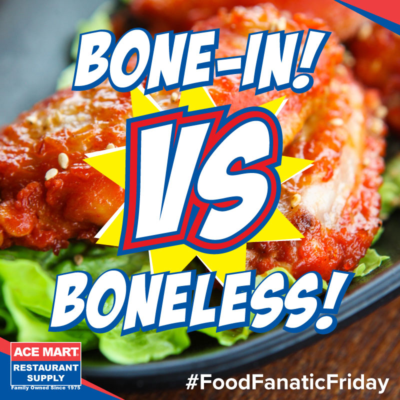 🍗Fun fact: Super Chicken Wing Day is being celebrated on the same day as The Big Game! 🏈When it comes to football and wings, there is no bigger debate than choosing between boneless and bone-in. On today's #FoodFanaticFriday, comment below for what #WingTeam you're on! 👇