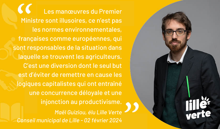 Le vœu #agriculture de la majorité ne va pas assez loin. Refus de nos amendements pour un vrai revenu paysan, le maintien des services publics, de la sécurité sociale de l'alimentation... 

C'est dommage alors que l'agriculture française à besoin de notre soutien. #CMLille