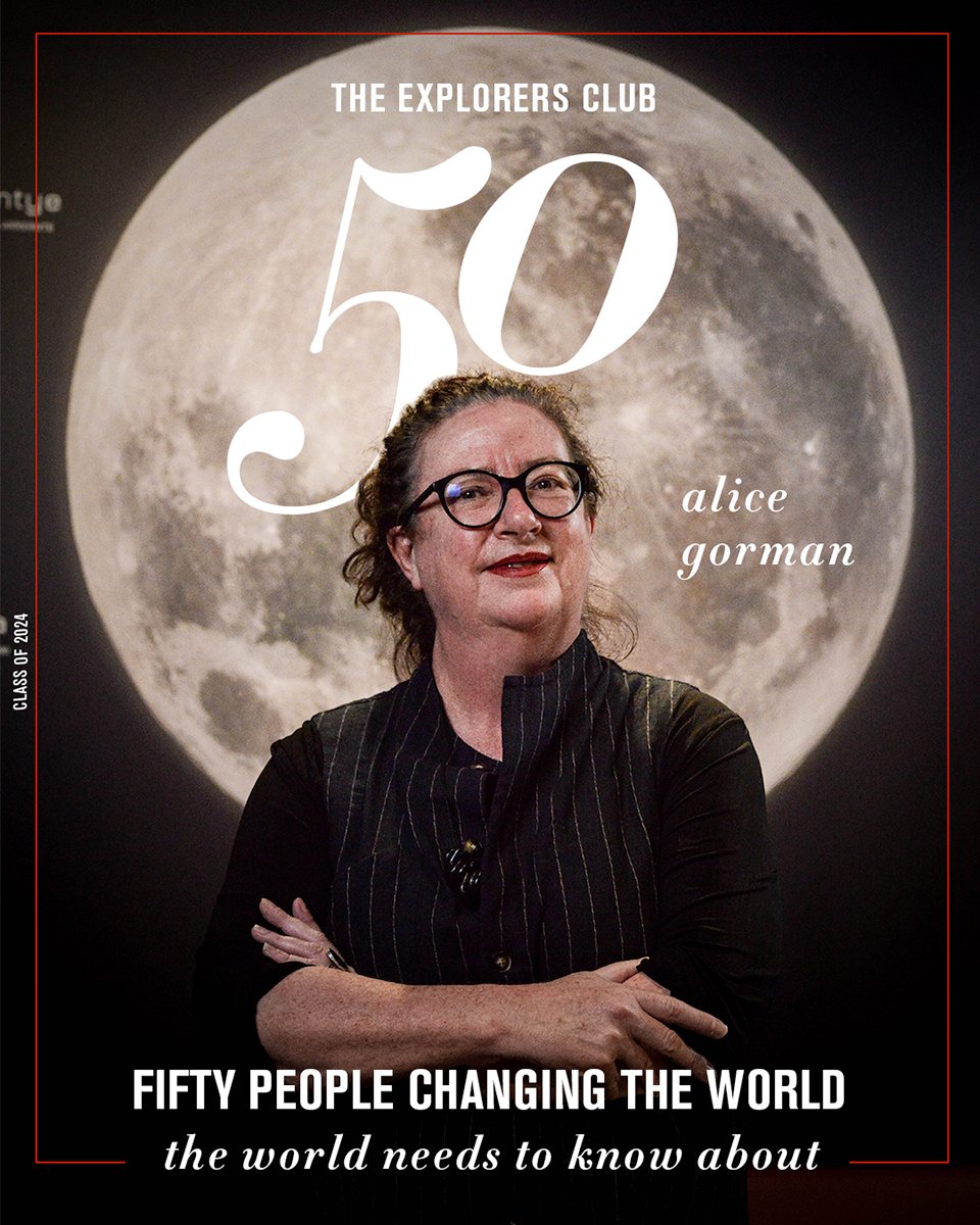 A big congratulations to @drspacejunk for being recognised in the 2024 class of @ExplorersClub; Fifty People Changing the World that the World Needs to Know About! Read more here: bit.ly/3HHCyTl 50.explorers.org