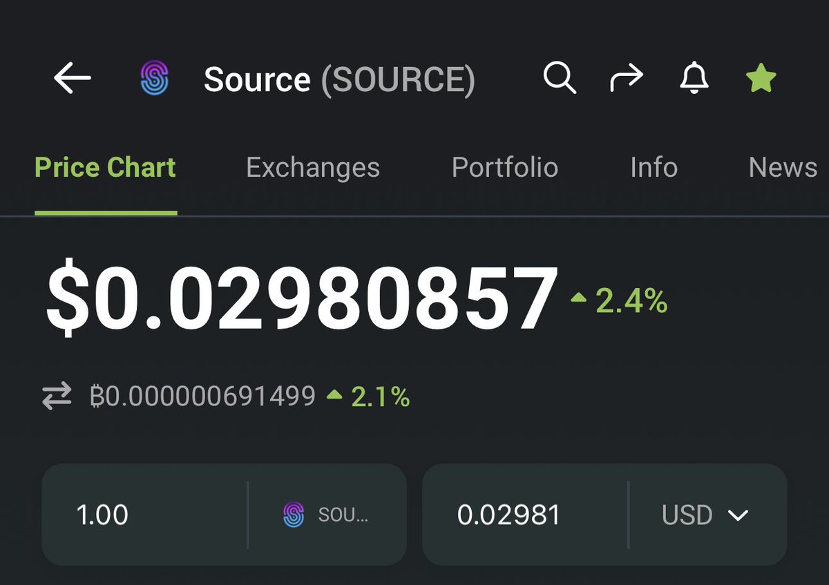 PomPomsPC's tweet image. $Source has actually Held miraculously well during the market turbulence over the last week. This project is going to absolutely explode over the next few months as development and marketing start. @SourceProtocol_ #Source #SourceForce #CosmosEcosystem