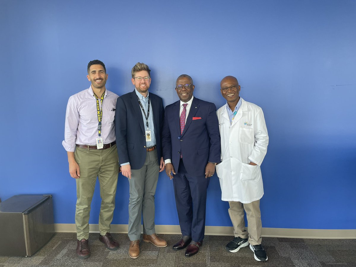 Nationwide PedSurg (@nchpedsurg) on Twitter photo Following his amazing <a href="/OhioStateSurg/">Ohio State Wexner Medical Center Surgery Dept.</a> #BlackHistoryMonth grand rounds, <a href="/emb7658/">Edward M Barksdale, Jr MD</a> came by <a href="/NCHPedSurg/">Nationwide PedSurg</a> to visit his former: #medstudent <a href="/ihalawe/">Ihab Halaweish</a>
Resident Dr. Cory Criss, and
Fellow <a href="/DrNwomeh/">Ben Nwomeh</a>
#pedsurgbestsurg Following his amazing <a href="/OhioStateSurg/">Ohio State Wexner Medical Center Surgery Dept.</a> #BlackHistoryMonth grand rounds, <a href="/emb7658/">Edward M Barksdale, Jr MD</a> came by <a href="/NCHPedSurg/">Nationwide PedSurg</a> to visit his former: #medstudent <a href="/ihalawe/">Ihab Halaweish</a>
Resident Dr. Cory Criss, and
Fellow <a href="/DrNwomeh/">Ben Nwomeh</a>
#pedsurgbestsurg