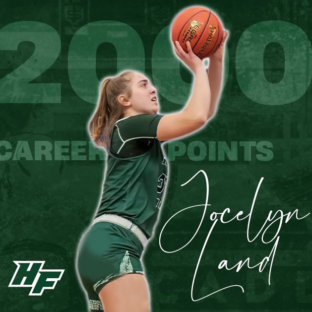 Congratulations to our very own Jocelyn Land on scoring her 2000th point tonight at Delano!! We are so proud of you 🔥