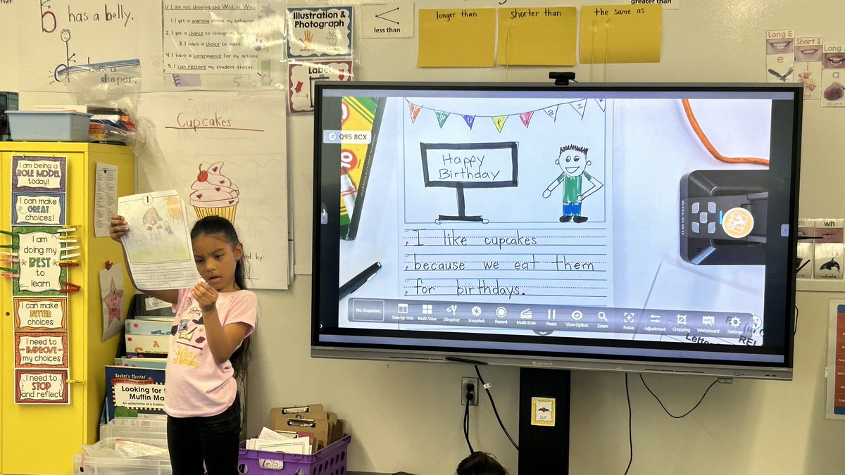 MrsDel_Angel's tweet photo. Love to see my kindergarteners sharing their opinion sentences to the class and celebrate each other. @PE_LLE @cburdick015 #kinderCrew @Humble_ElemELA https://t.co/xreZc17zZ8