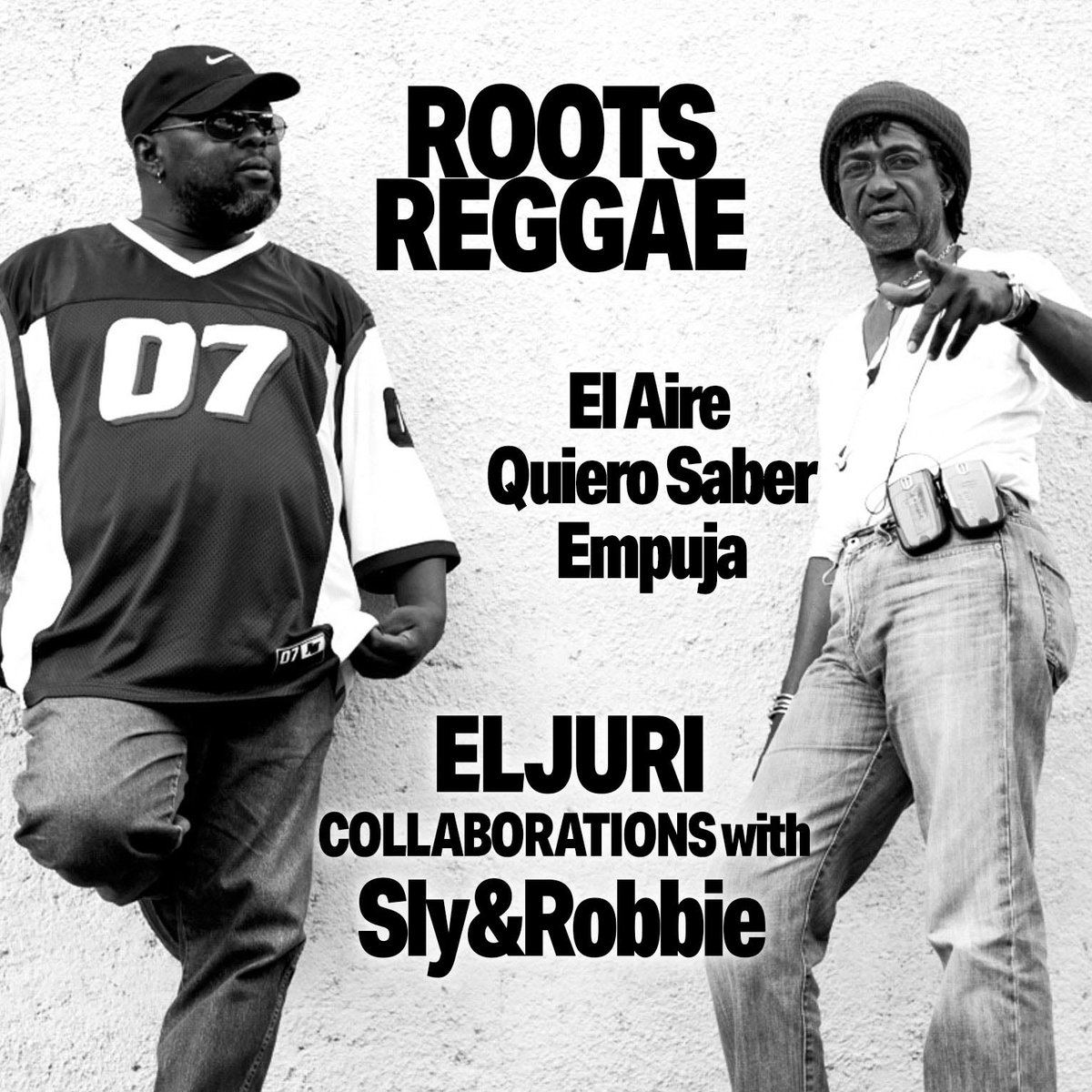 #FridayVibes #RootsReggae #EljuriStyle 
@Eljuri collaborations with legendary Jamaican reggae duo Sly & Robbie

#ElAire #QuieroSaber #Empuja 
Listen to them all on Resiste: the Eljuri Reggae Collection: eljuri.lnk.to/Resiste