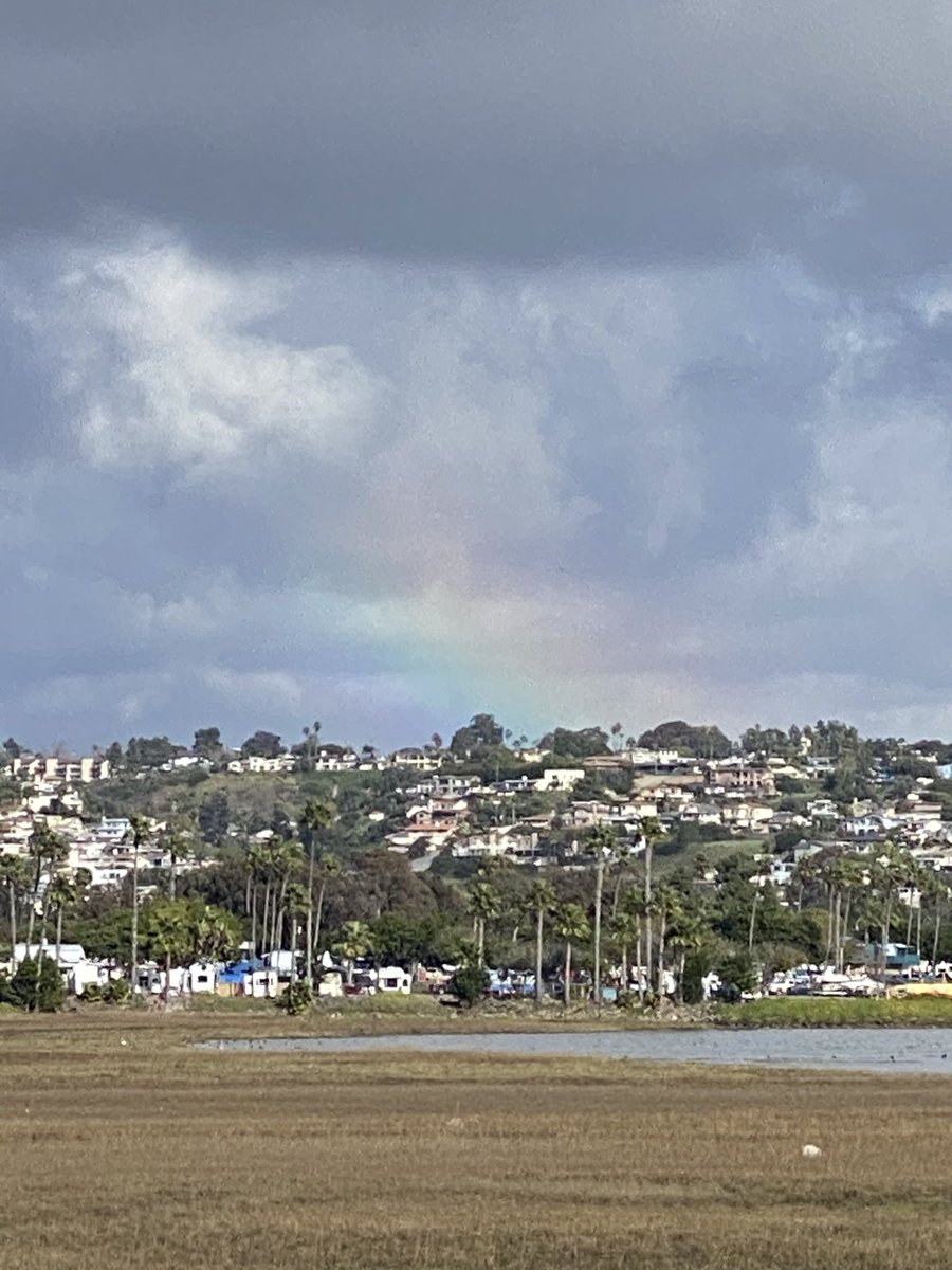 Rainbow out east #missionbay