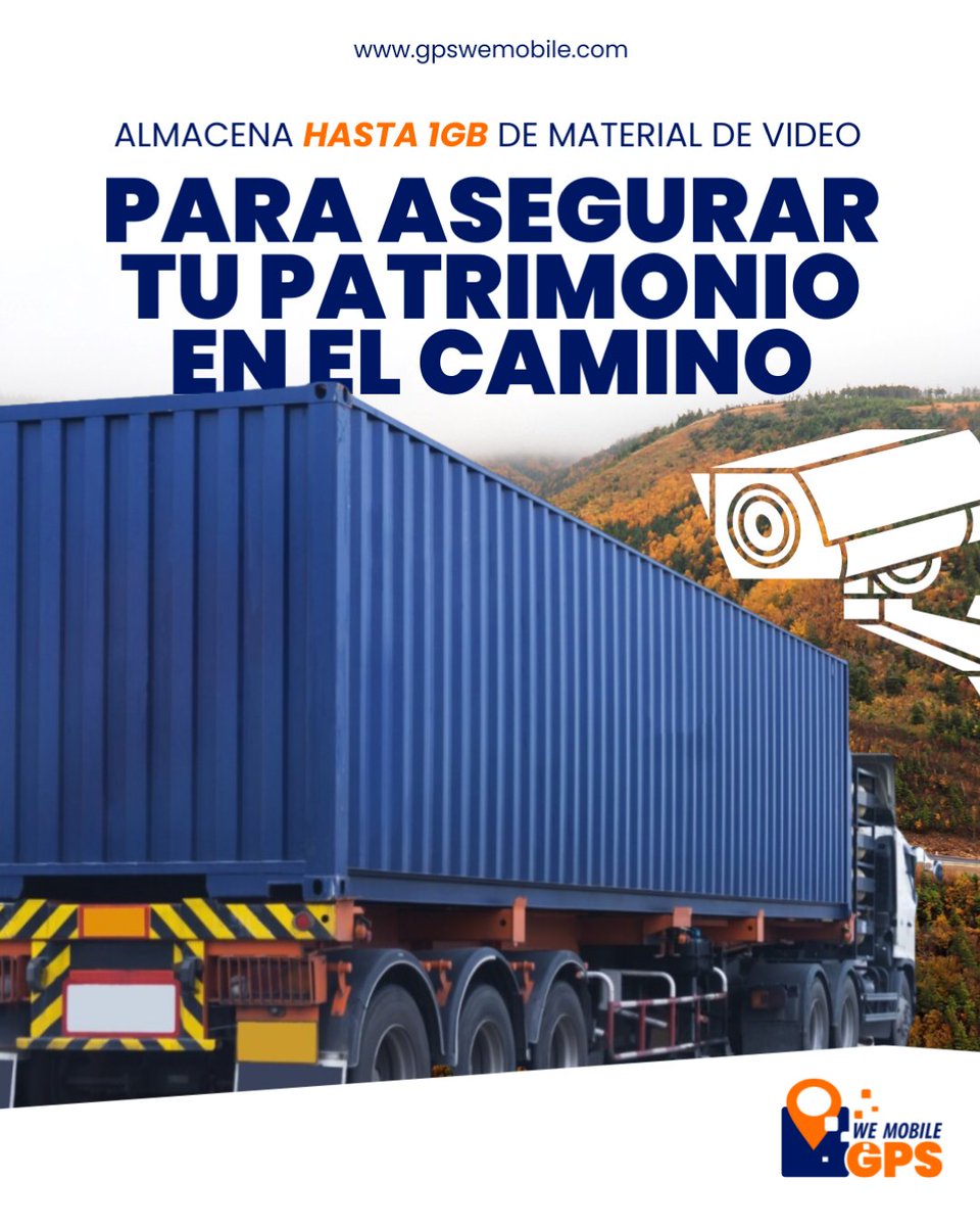 WeMobileMX's tweet photo. Desde proteger contra robos y vandalismo hasta proporcionar evidencia crucial en caso de incidentes.

Nuestra tecnología de última generación te ofrece una visión completa de lo que sucede dentro y alrededor de tus vehículos comerciales.

#GPSWeMobile #Videovigilancia https://t.co/6tyFaqEPld