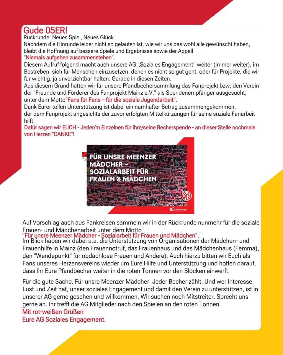 Supporters Mainz tweet media