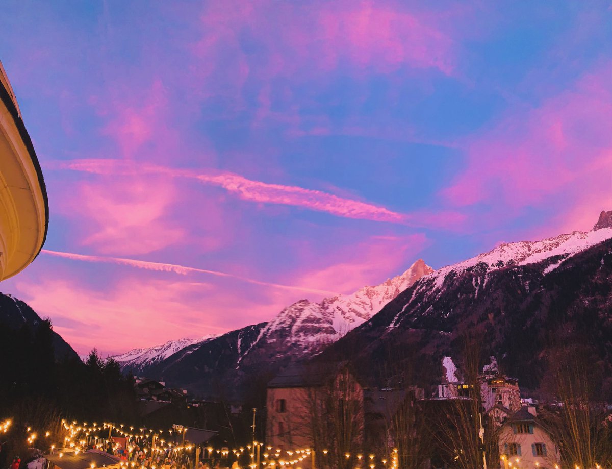 Magical purple sunsets over the Alps… Blessed to be living in this beautiful, dreamy world….